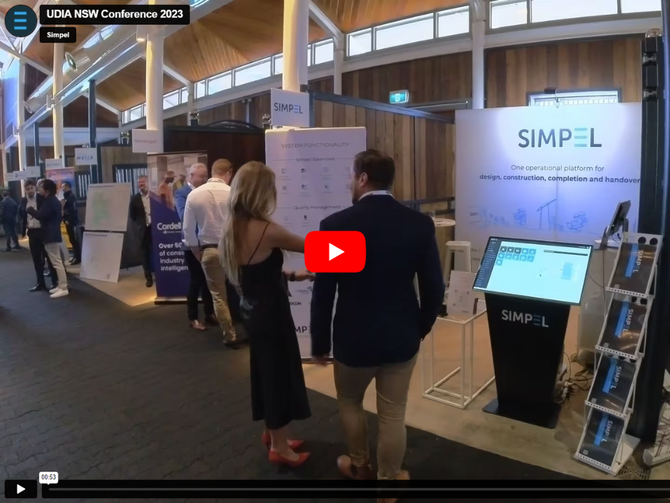 Simpel exhibiting at UDIA NSW Developers Conference