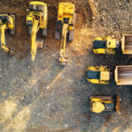 Image of various construction equipment items onsite