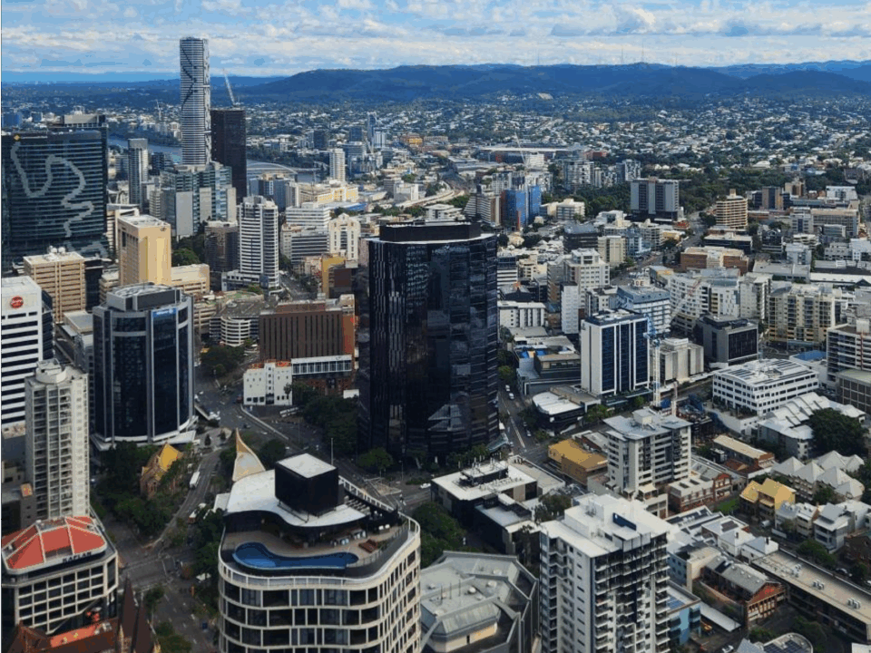 Landscape of buildings in Australia