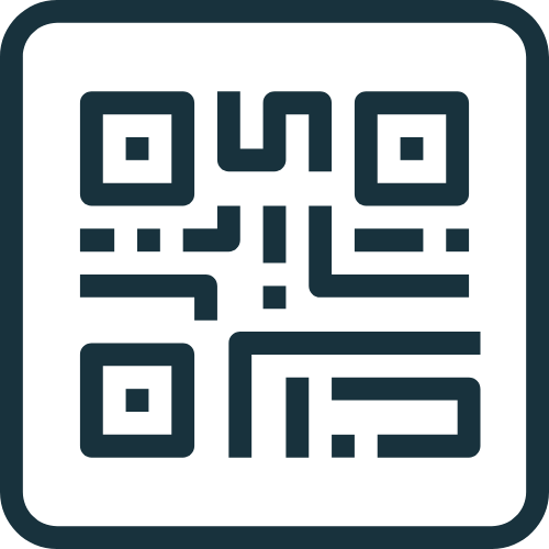 QR code icon to represent QR Prestart Stickers leading to Simpel