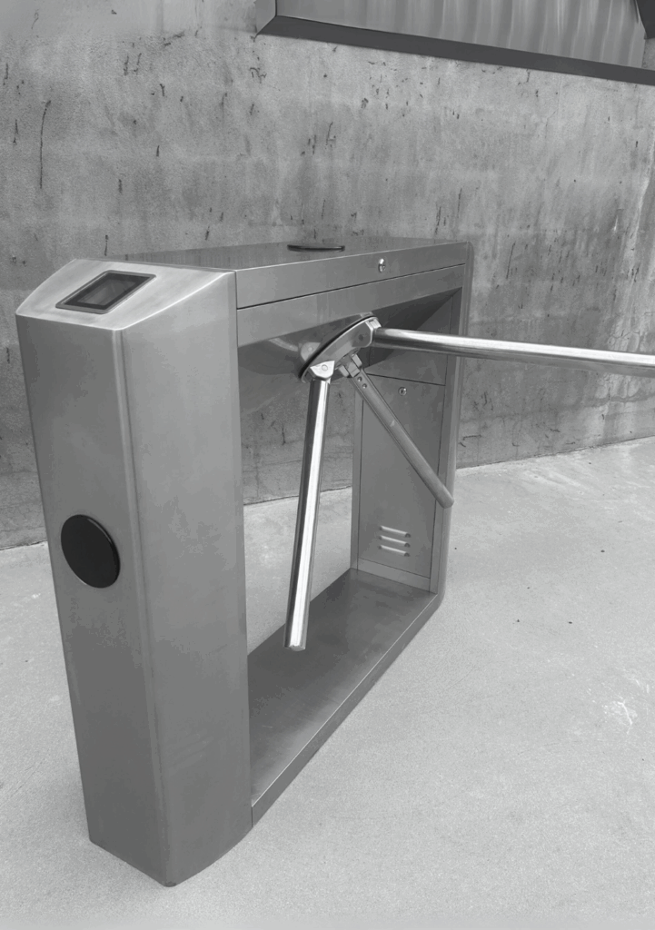 Simpel's site access Tripod Turnstile onsite