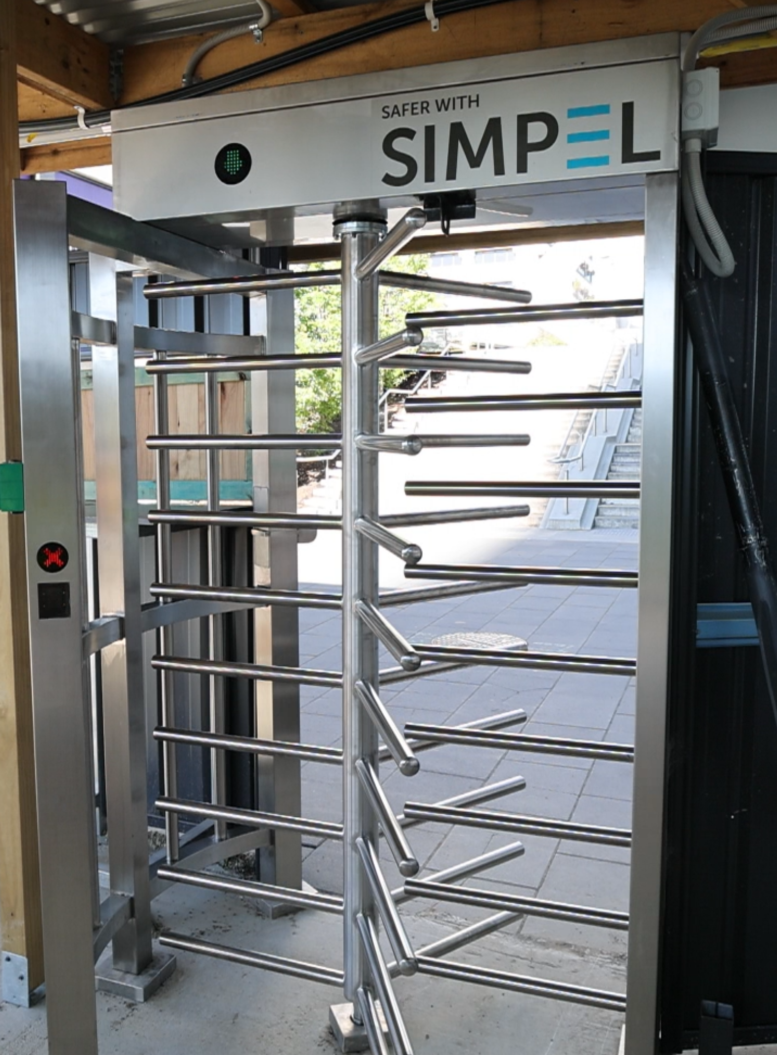 Simpel's Site Access Turnstile onsite